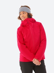Красный - Женская теплая лыжная куртка Decathlon 500 - Изображение 3 из 7