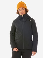 Черный - Женская теплая лыжная куртка Decathlon 500 - Изображение 1 из 9