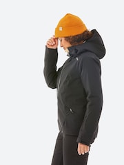 Черный - Женская теплая лыжная куртка Decathlon 500 - Изображение 4 из 9