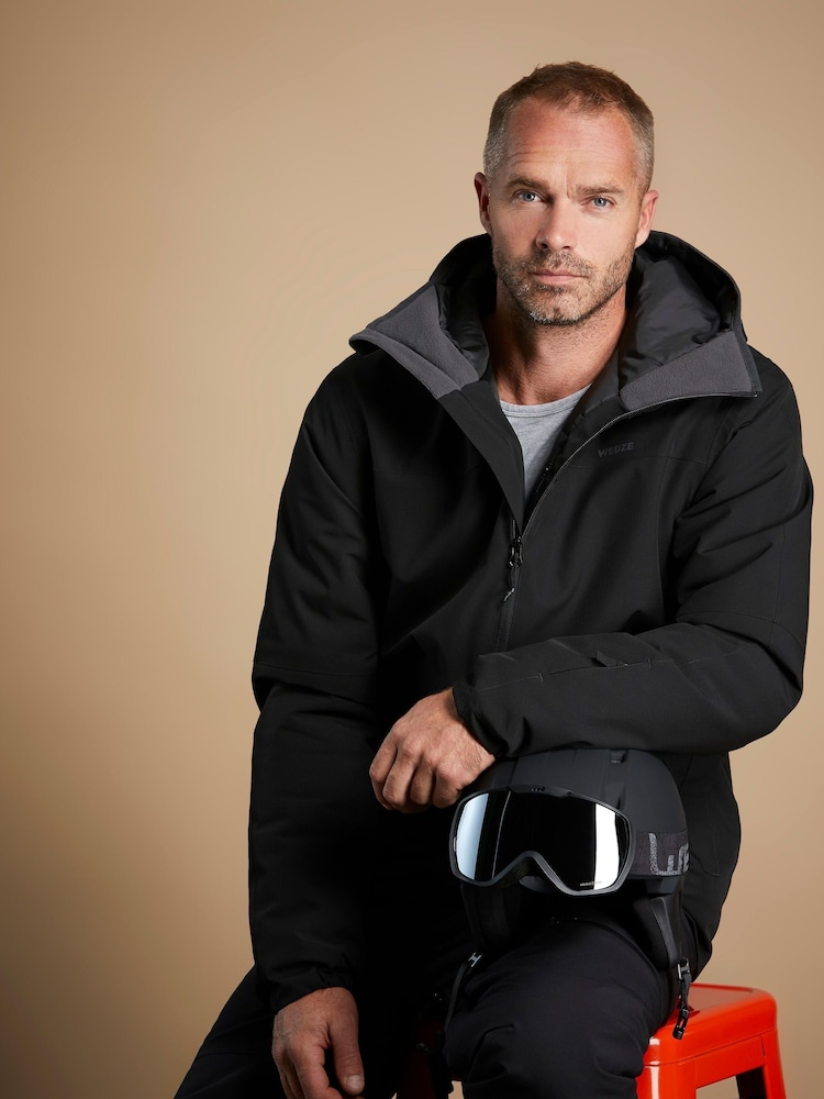 Decathlon Mens Ski 100 Black Jacket - Image 5 of 11
