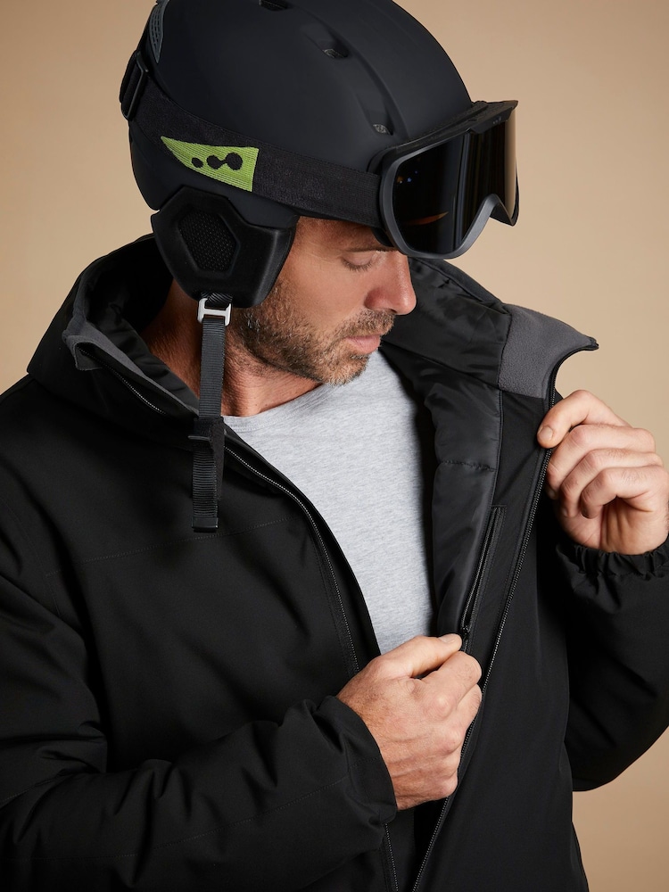 Decathlon Mens Ski 100 Black Jacket - Image 6 of 11
