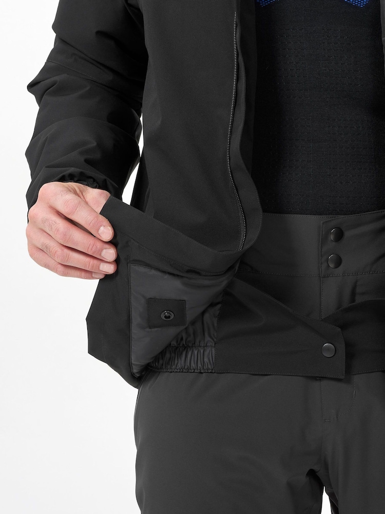 Decathlon Mens Ski 100 Black Jacket - Image 9 of 11