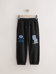Black Varsity Graphic Joggers (3-16yrs) - Image 1 of 3