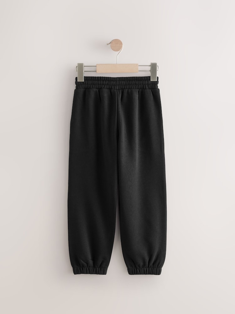 Black Varsity Graphic Joggers (3-16yrs) - Image 2 of 3