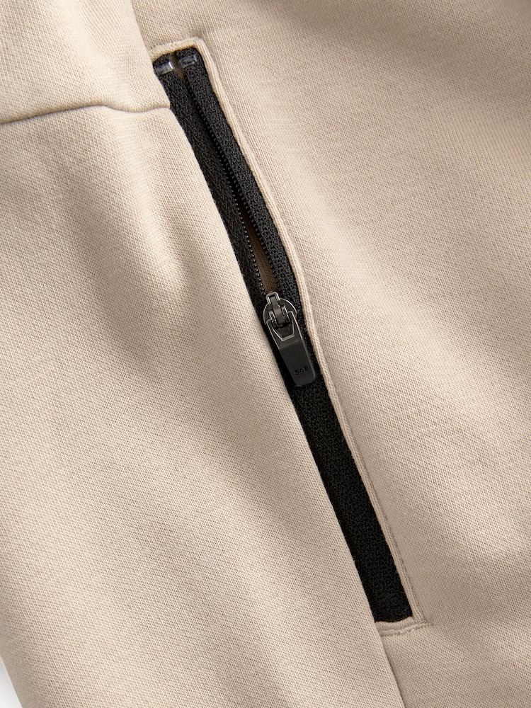 Stone Slim Fit Zip Joggers (3-16yrs) - Image 4 of 4 Stone Slim Fit Zip Joggers (3-16yrs) - Image 4 of 4