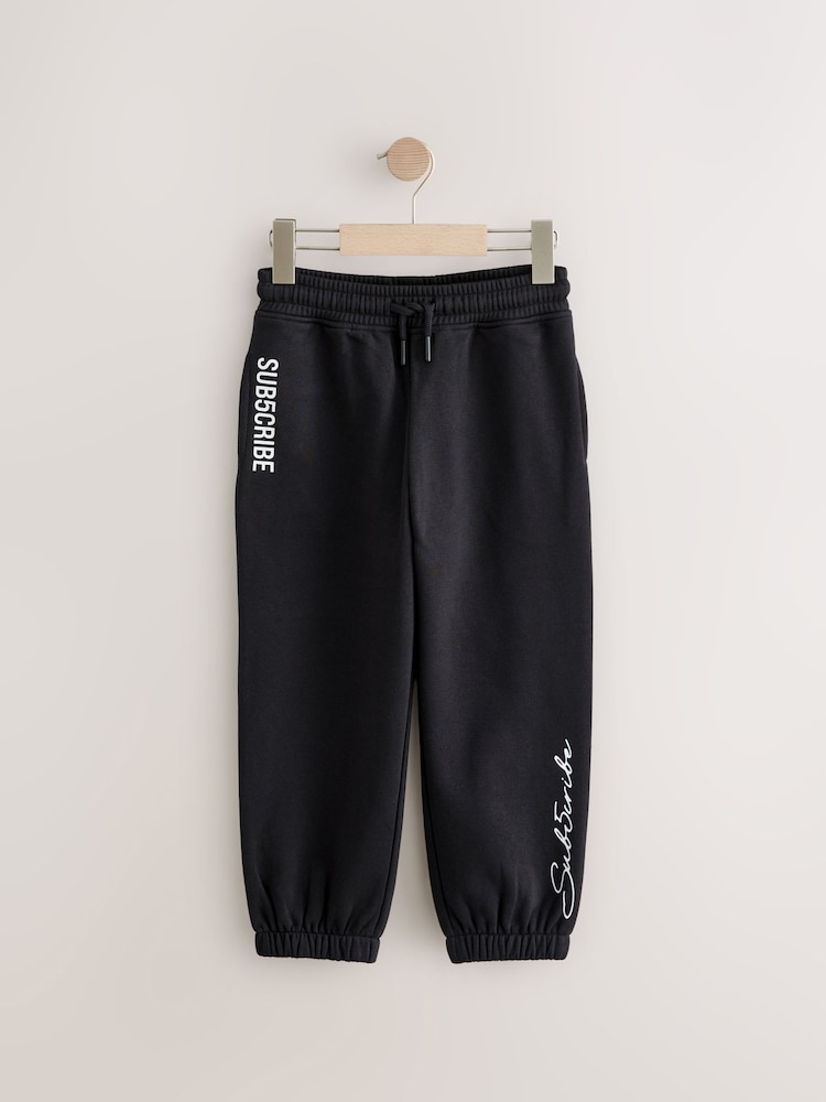 Negro - Sub5scribe Joggers (3-16yrs) - Imagen 1 de 4
