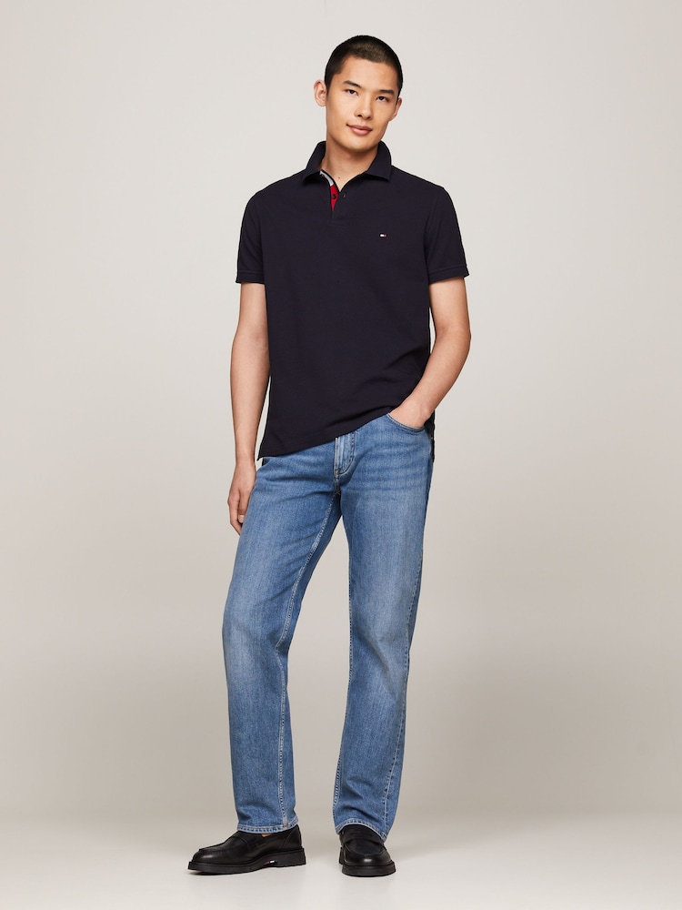 Tommy Hilfiger Blue Regular Fit Flag Polo Shirt - Image 2 of 7