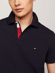 Tommy Hilfiger Blue Regular Fit Flag Polo Shirt - Image 4 of 7