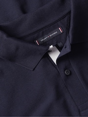 Tommy Hilfiger Blue Regular Fit Flag Polo Shirt - Image 7 of 7
