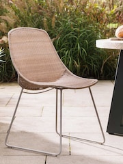 Barker and Stonehouse Natural Pori Garden Side Chair - Image 1 of 7