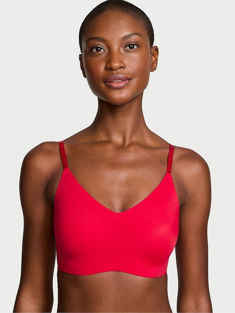 Victoria's Secret Lipstick Red Lightly Lined Lounge Bralette - Image 1 of 3