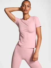 Victoria's Secret Chalk Rose Pink Elevate™ Stretch T-Shirt - Image 1 of 3