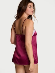 Campari rood - Victoria's Secret - Kanten slipdress - Image 2 of 3