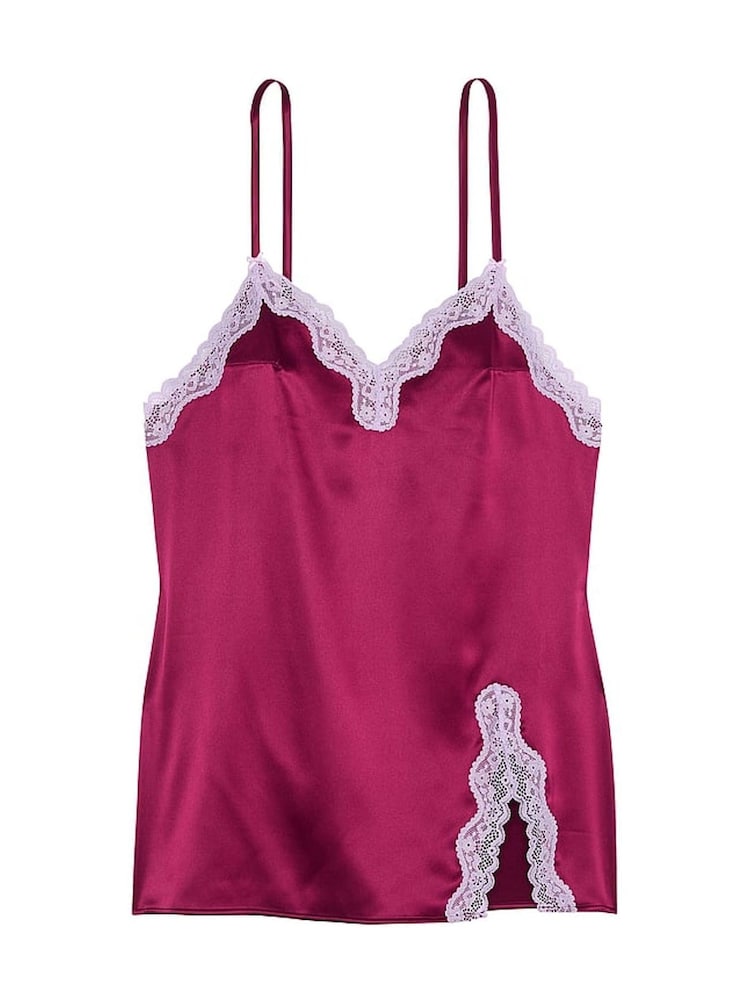 Campari rood - Victoria's Secret - Kanten slipdress - Image 3 of 3