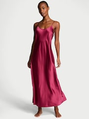 Victoria's Secret Campari Red Satin Maxi Slip - Image 1 of 3