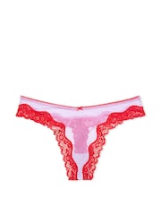 Victoria's Secret Silky Lilac Purple Thong Knickers - Image 3 of 3
