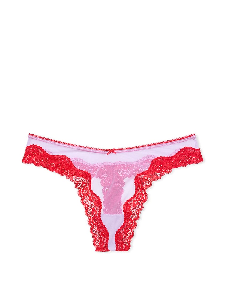 Victoria's Secret Silky Lilac Purple Thong Knickers - Image 3 of 3 Victoria's Secret Silky Lilac Purple Thong Knickers - Image 3 of 3