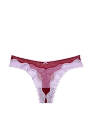 Victoria's Secret Campari Red Thong Knickers - Image 3 of 3