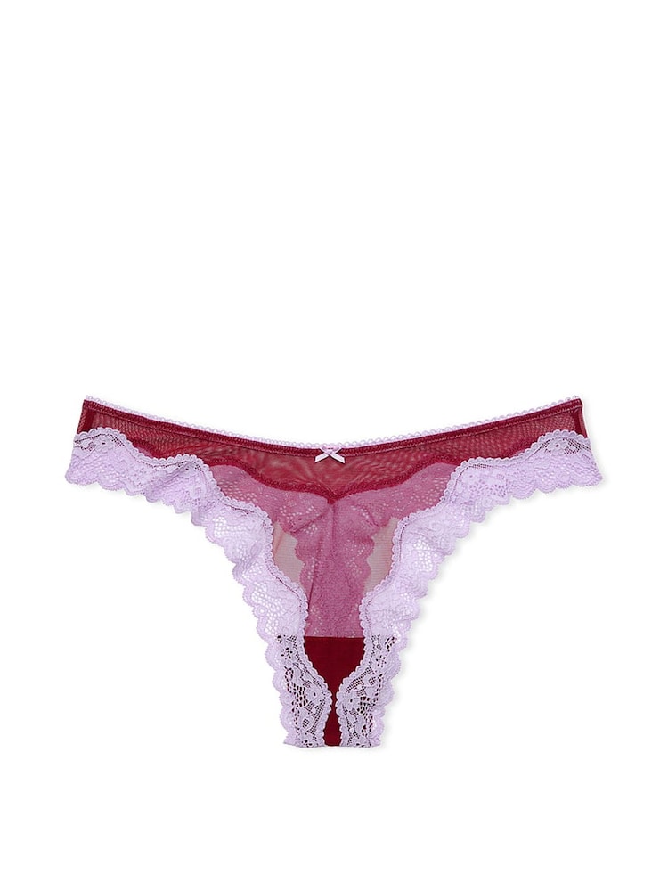 Victoria's Secret Campari Red Thong Knickers - Image 3 of 3 Victoria's Secret Campari Red Thong Knickers - Image 3 of 3