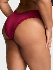 Victoria's Secret Campari Red Lace Trim Brazilian Knickers - Image 2 of 3