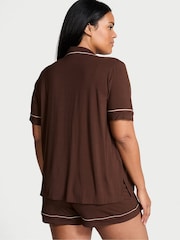 Victoria's Secret Ganache Brown Modal Short Pyjama Set - Image 2 of 3