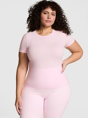 Victoria's Secret PINK Pink Tulip Cotton T-Shirt - Image 1 of 3
