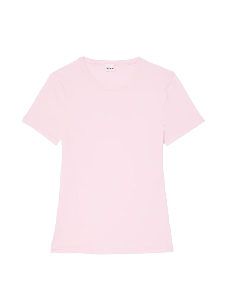 Victoria's Secret PINK Pink Tulip Cotton T-Shirt - Image 3 of 3