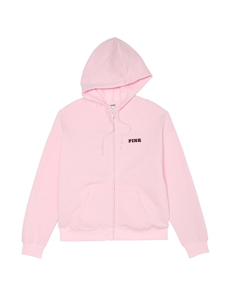 Victoria's Secret PINK Pink Tulip Zip Up Hoodie - Image 3 of 3