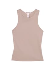 Victoria's Secret Candlelight Rose Nude Elevate™ High Neck Tank Top - Image 3 of 3