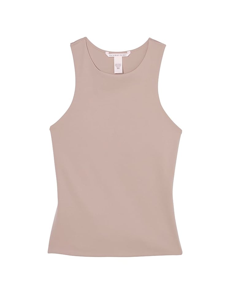 Victoria's Secret Candlelight Rose Nude Elevate™ High Neck Tank Top - Image 3 of 3