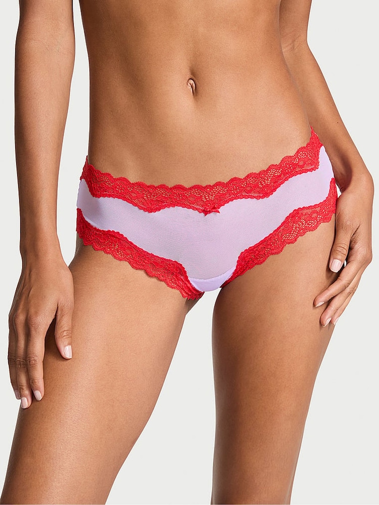 Victoria's Secret Silky Lilac Purple Cheeky Knickers - Image 1 of 3 Victoria's Secret Silky Lilac Purple Cheeky Knickers - Image 1 of 3