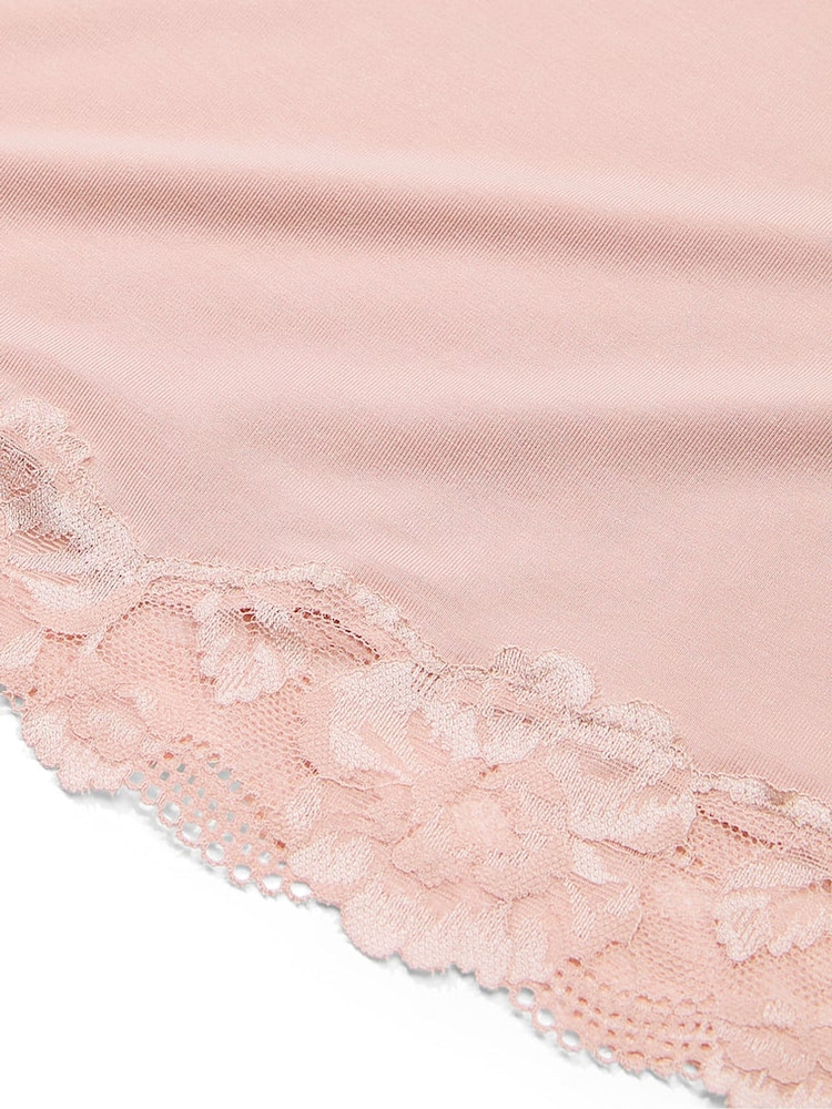 Victoria's Secret Pink Zinc Modal Straight Neck Slip Dress - Image 4 of 4