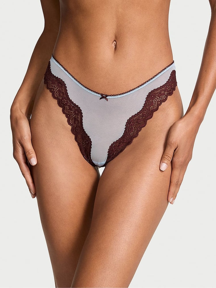 Victoria's Secret Light Blue Thong Knickers - Image 1 of 3