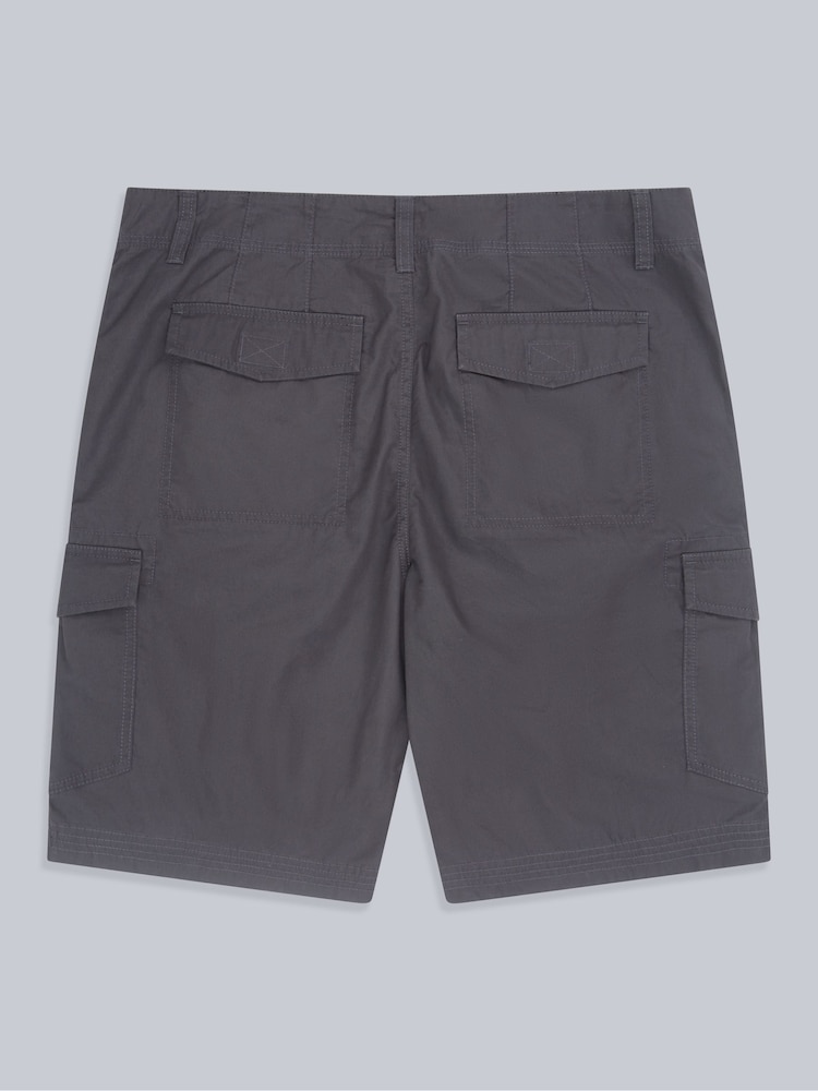 Animal Grey Mens 100% Cotton Atlantis Cargo Shorts - Image 6 of 9
