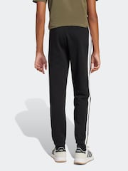 Preto - Calças de corrida de lã adidas 3 Stripe - Imagem 2 de 6