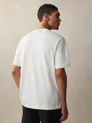 adidas White SZN 100% Cotton Graphic T-Shirt - Image 3 of 11