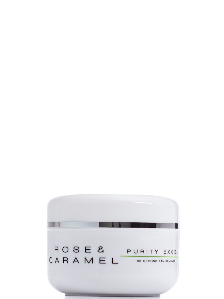 Rose & Caramel Purity Excel 60 Second Self Tan Remover Cream 100ml - Image 1 of 5 Rose & Caramel Purity Excel 60 Second Self Tan Remover Cream 100ml - Image 1 of 5