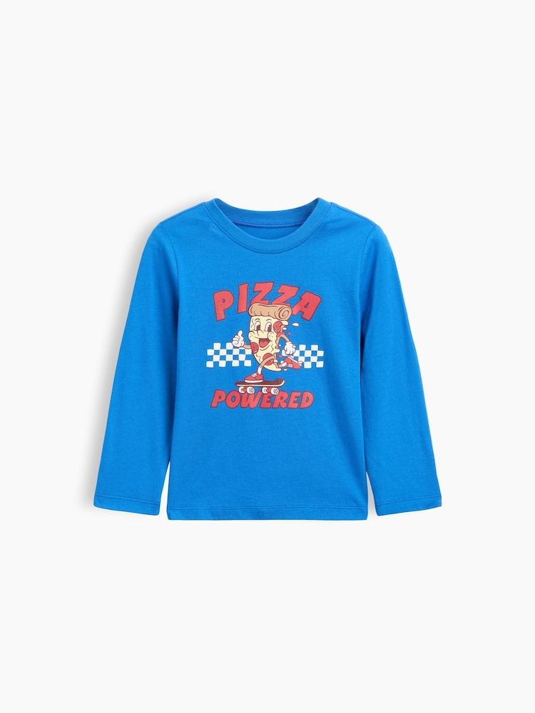 Royal Blue - Camiseta gráfica de manga larga de Gap (6 meses-5 años) - Imagen 1 de 3
