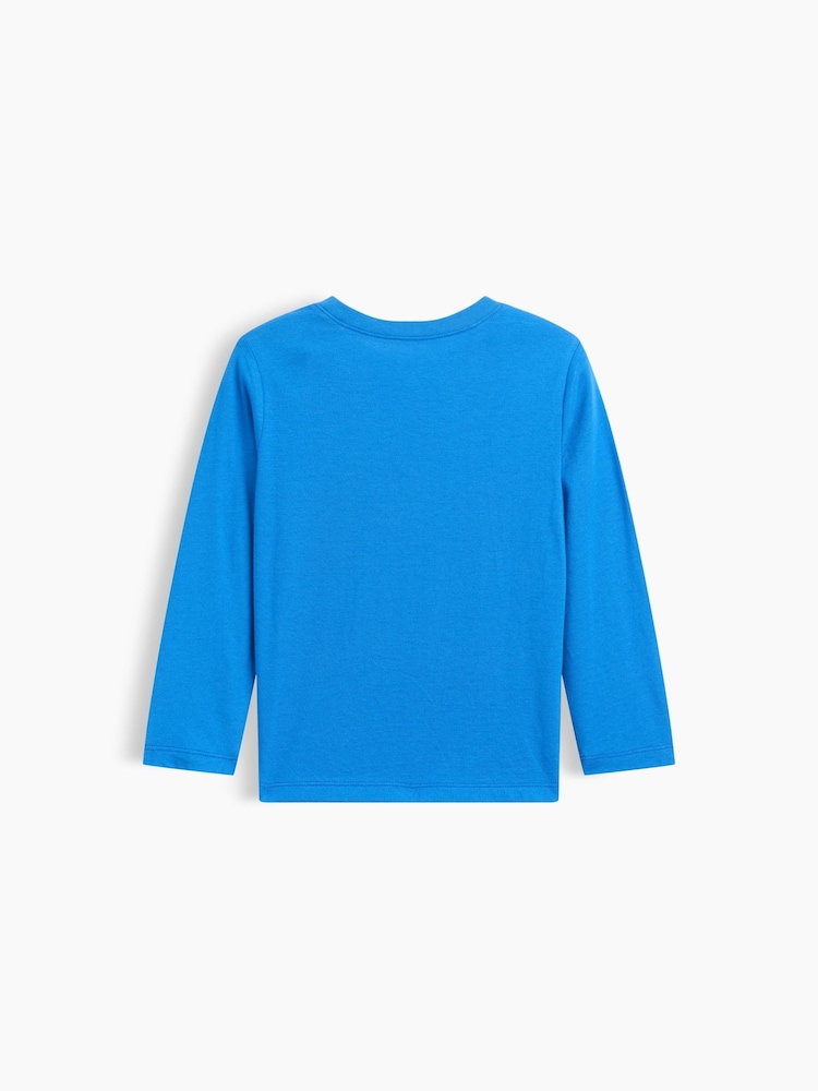 Royal Blue - Camiseta gráfica de manga larga de Gap (6 meses-5 años) - Imagen 2 de 3