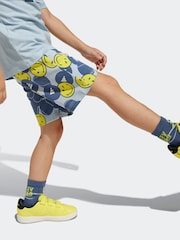 adidas Blue Smiley T-Shirt and Shorts Set - Image 5 of 8