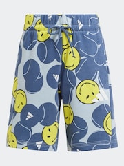 adidas Blue Smiley T-Shirt and Shorts Set - Image 8 of 8