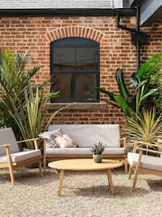 Barker and Stonehouse Grey Pasco Garden Lounge Set - Image 1 of 6