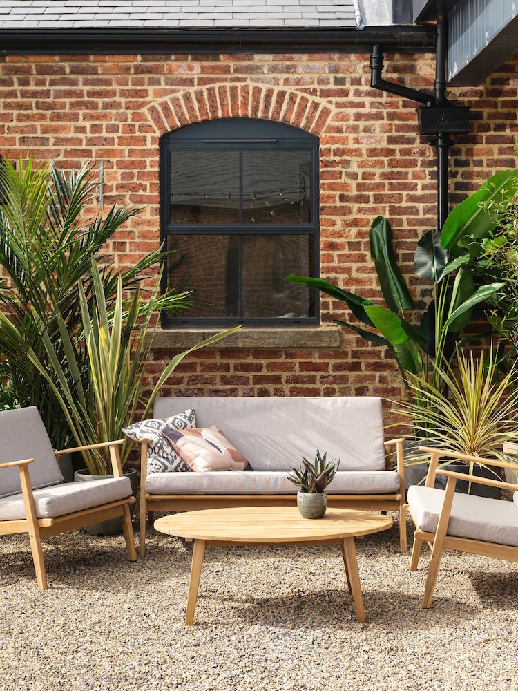 Barker and Stonehouse Grey Pasco Garden Lounge Set - Image 1 of 6
