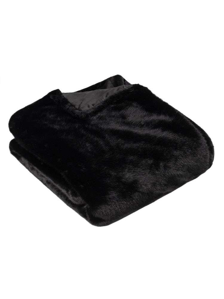 Paoletti Jet Stanza Faux Fur Throw - Image 1 of 3