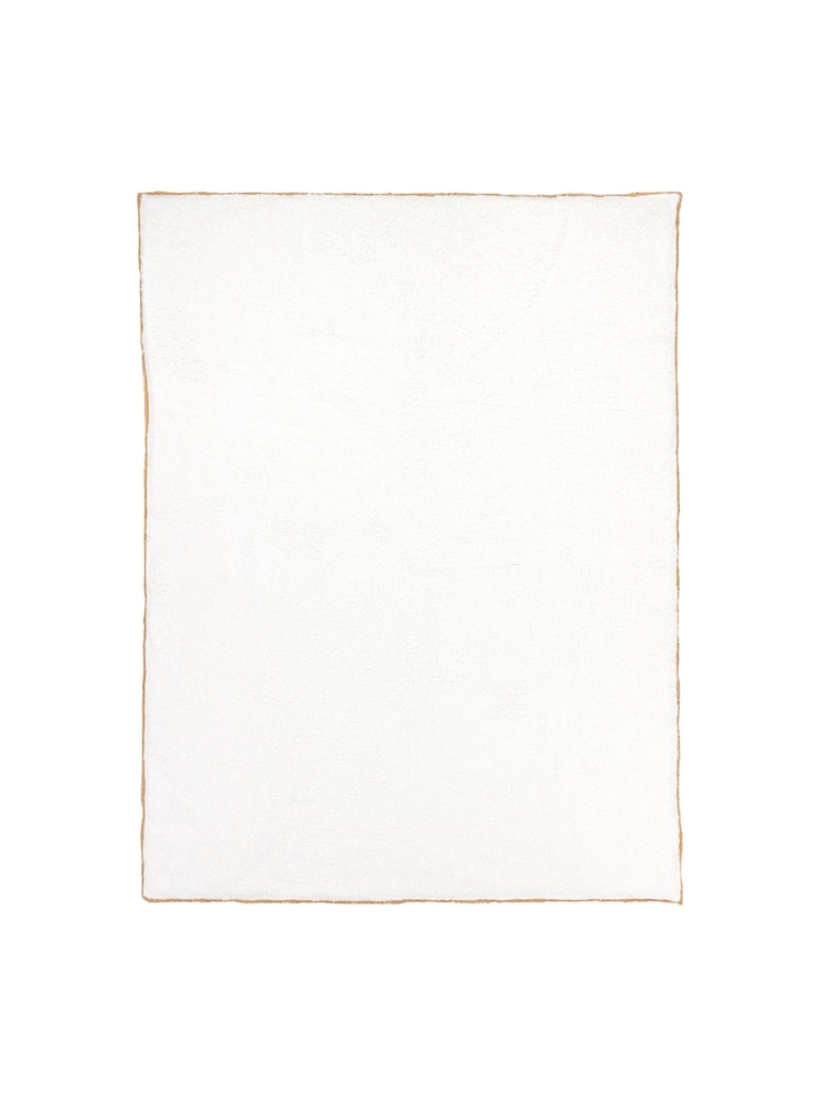 Yard Yellow Ronan Sherpa Waffle 100% Cotton Throw - Image 6 of 6