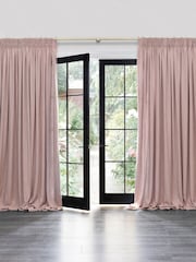 Voyage Maison Blossom Hawley Plain Pencil Pleat Curtains - Image 1 of 2