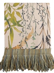 Voyage Maison Linen Lydiard Floral Fringed Throw - Image 1 of 3