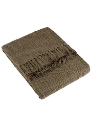 HÖEM Willow Morni Woven Fringed Throw - Image 1 of 2