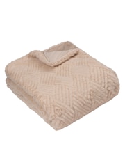 Paoletti Brulee Sonnet Cut Faux Fur Throw - Image 1 of 3