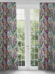 Voyage Maison Indigo Azima Abstract Pencil Pleat Curtains - Image 1 of 1